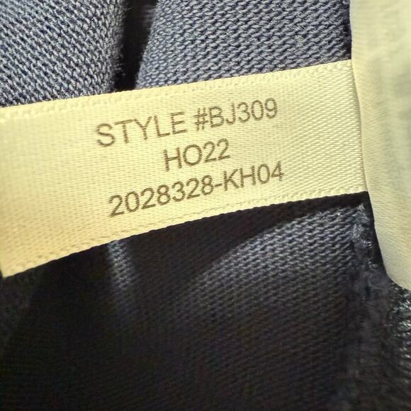 J.Crew Men’s Rugby Shirt M Solid Blue Half-Zip Pullover BJ309 Preppy Prep L/S - Picture 6 of 8